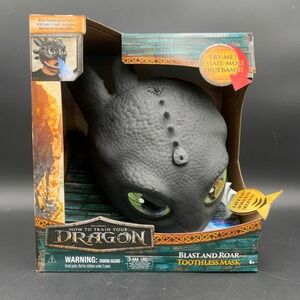 How to Train Your Dragon Blast and Roar Toothless Mask Black Spin Master 2024